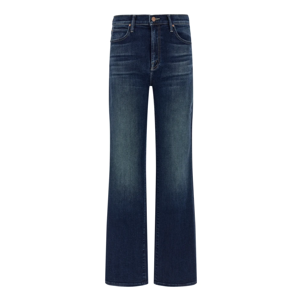 Mother Women's Blue The Kick It Jeans - Straight Fit Jeans - W30 - Jeans