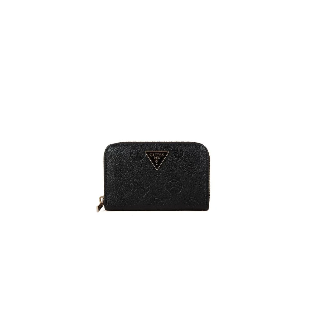 Guess Women's Black Cresidia Ii Slg Med Zip Around - Wallets & Cardholders - One Size - Accessories