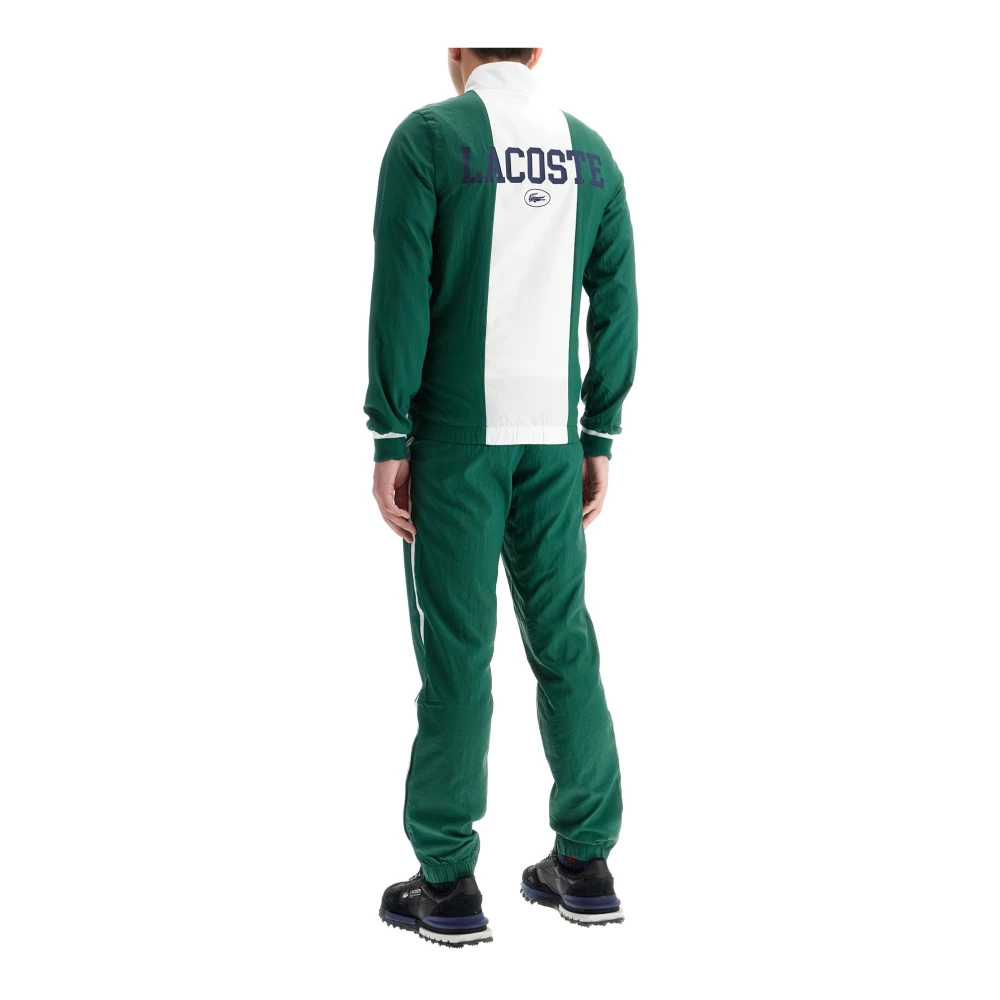 Lacoste Sporty Mesh Jumpsuit Green Heren