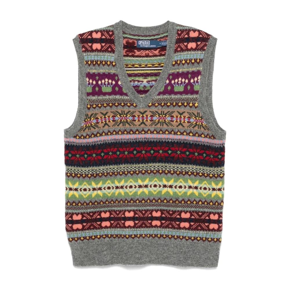 Ralph Lauren Truien Grijs Multicolor Heren