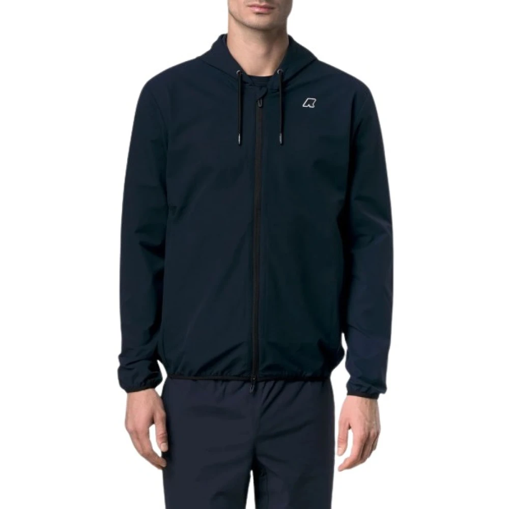 K-Way Homme Bleu Vestes, Taille: 2XL Journeer Travel Fleece