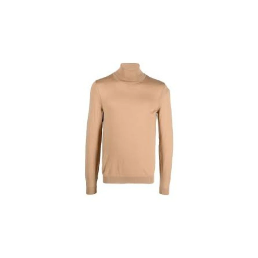 Hugo Beige Turtlenecks, Male, L, Dolcevita Jumper
