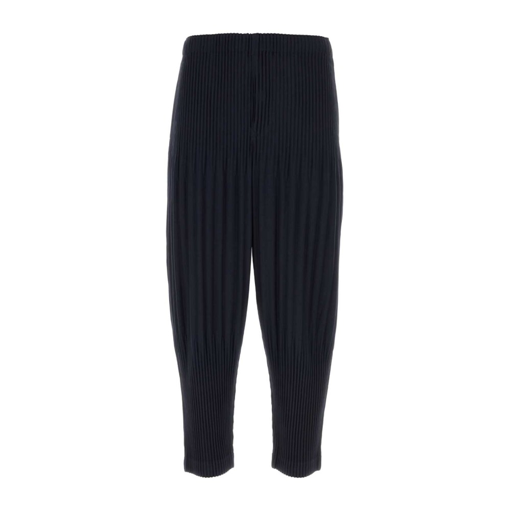 Pantalon en polyester bleu nuit Issey Miyake Femme Miinto