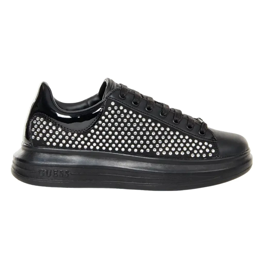 Guess Vibo Basket Dames Schoenen Zwart