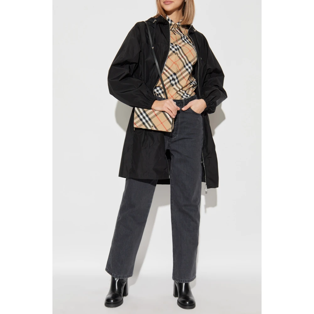 Burberry Parka met capuchon Black Dames