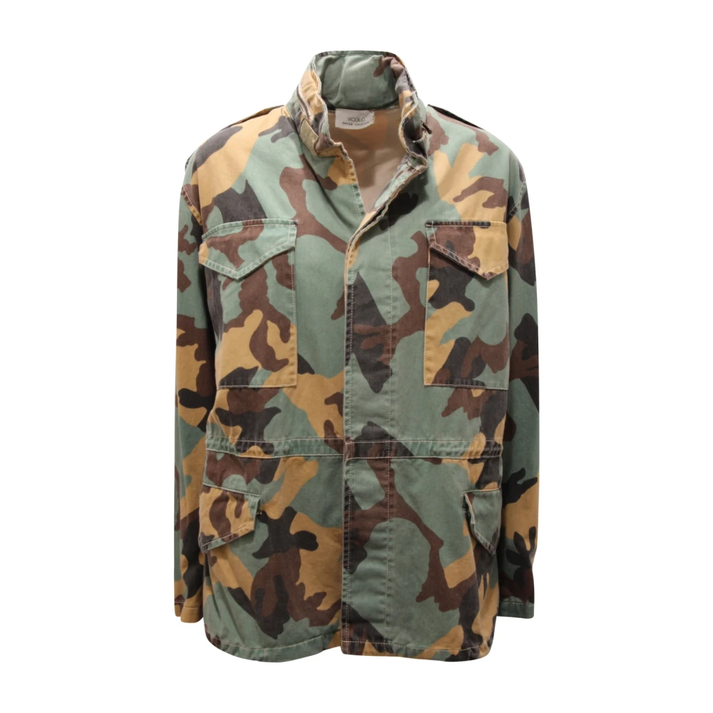 Vicolo Kvinno Grön Jackor Dam, M, Bomull, Giacca Wo Cotton Jacket