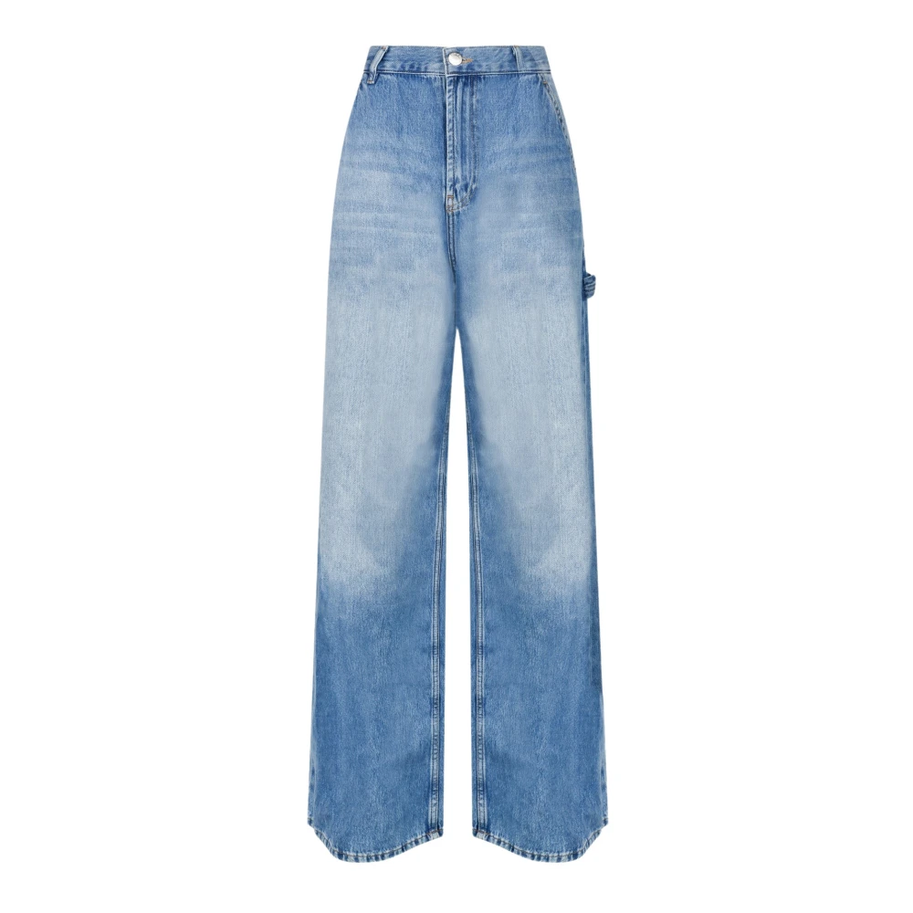 Pinko Cargo Jeans Blauw Blue Dames