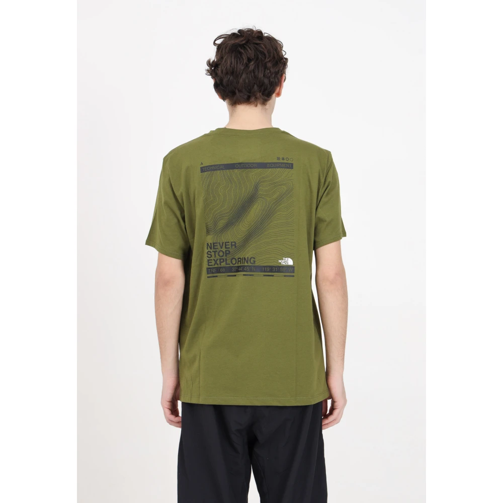 The North Face Groene boslogo T-shirt Green Heren