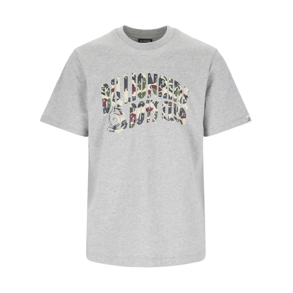 Billionaire Grijze T-shirts en Polos met Multicolor Logo Gray Heren
