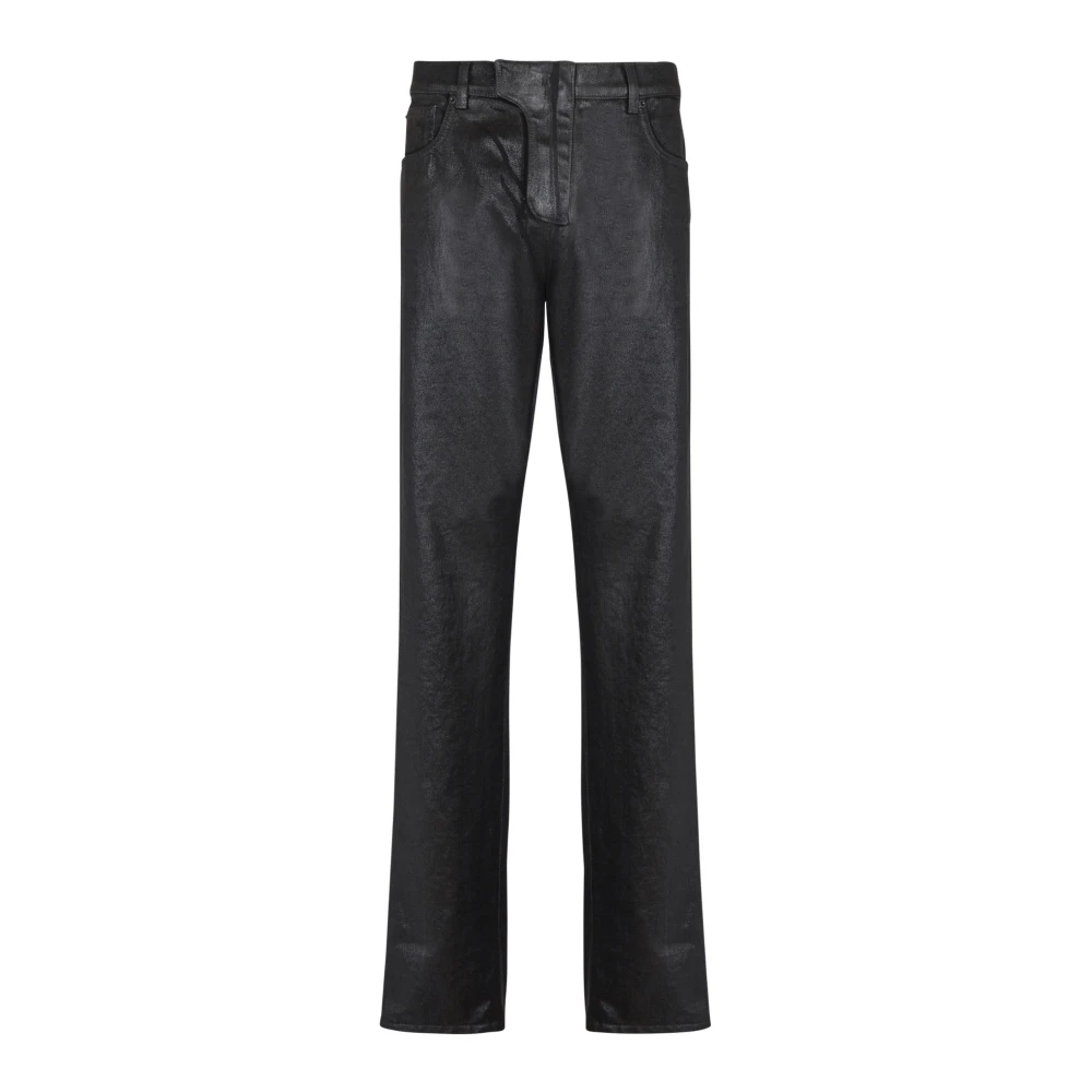 Regular-fit belagte denim jeans