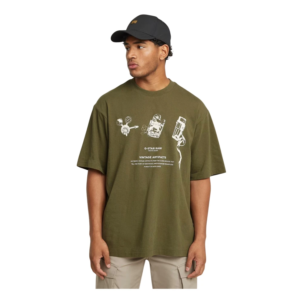 G-star - Tops > T-Shirts - Green - G-star - Modalova