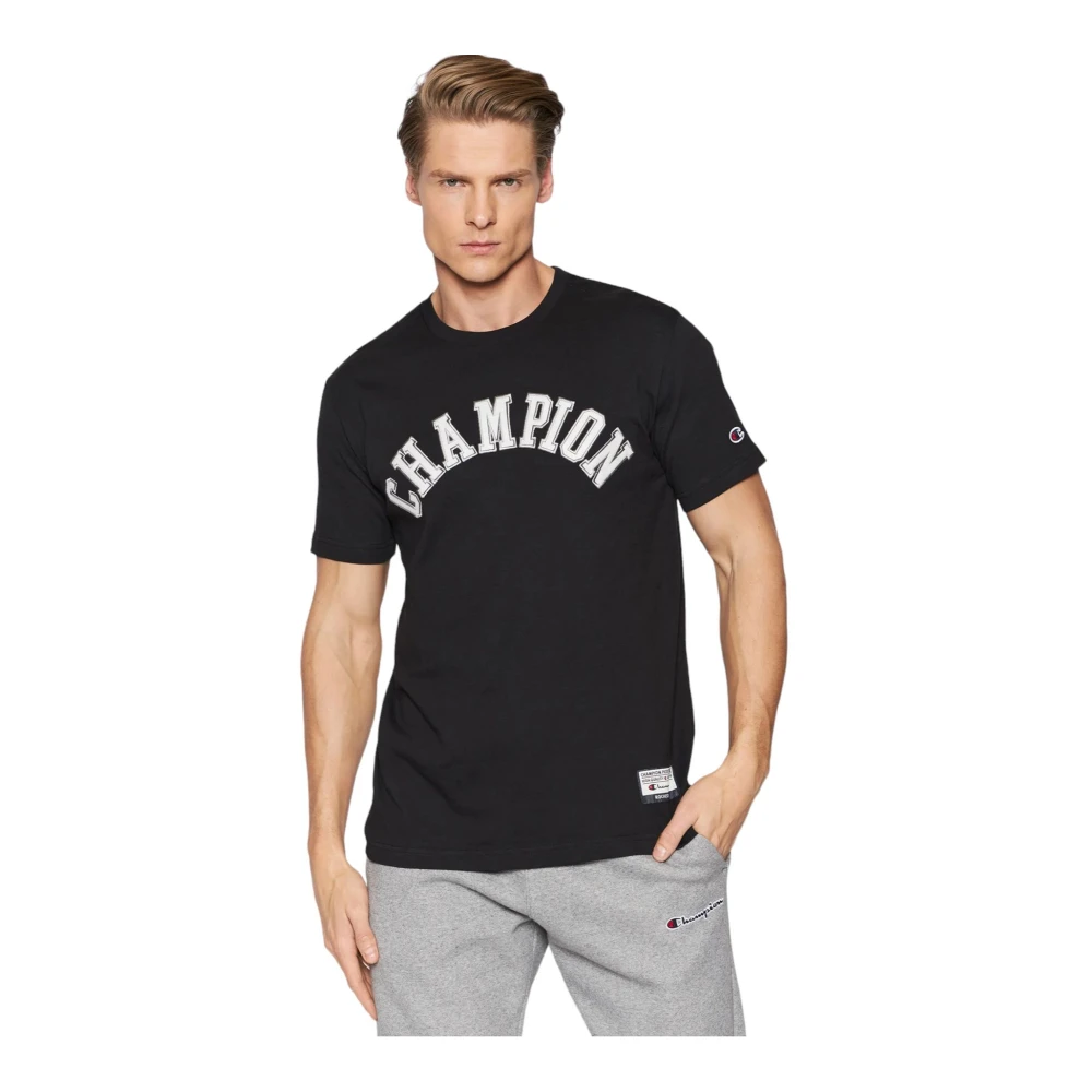 Champion Korte Mouw T-shirt Black Heren