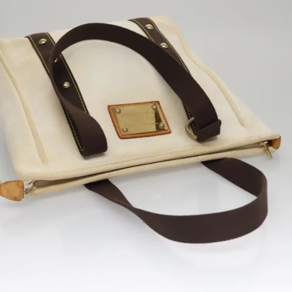 Louis Vuitton Vintage Pre-owned Canvas totes Beige Dames