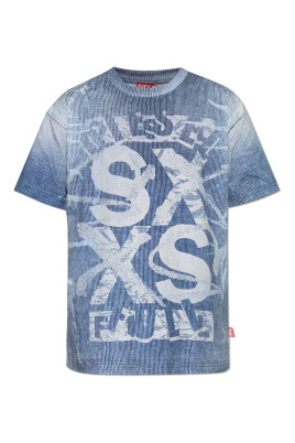 blue-ribbed-print-t-shirt-polos