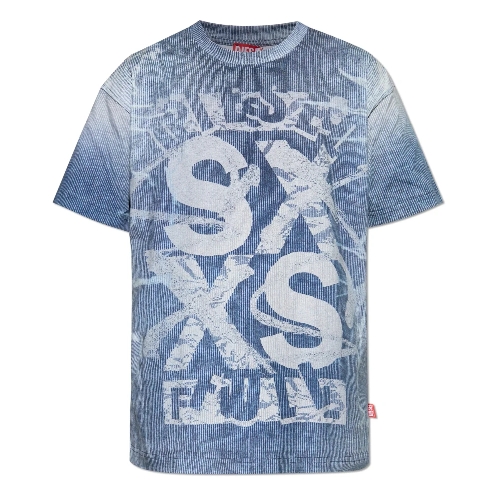 Diesel - Tops > T-Shirts - Blue - Diesel - Modalova