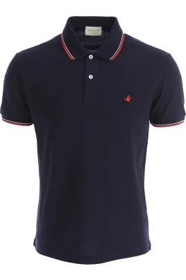 Brooksfield Polo Shirts Blå L