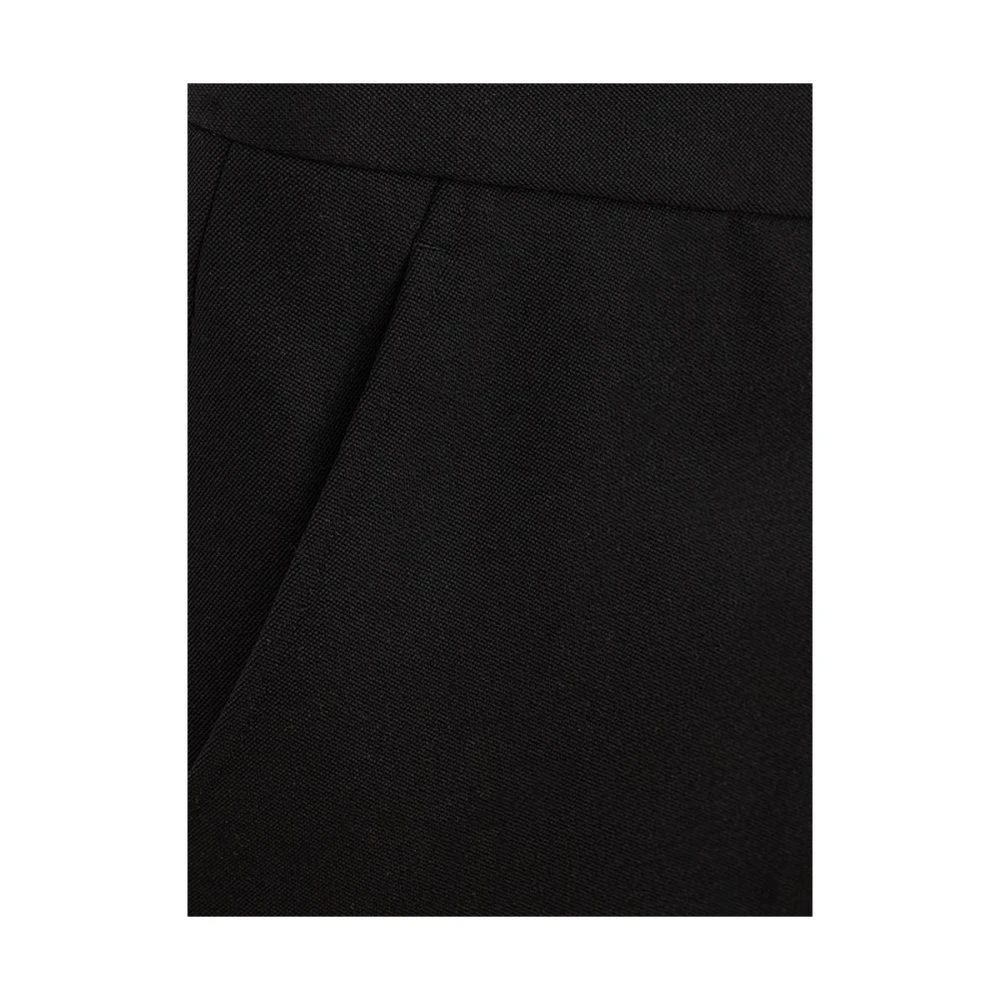 Burberry Zwarte Wollen Jeans Broek Black Heren