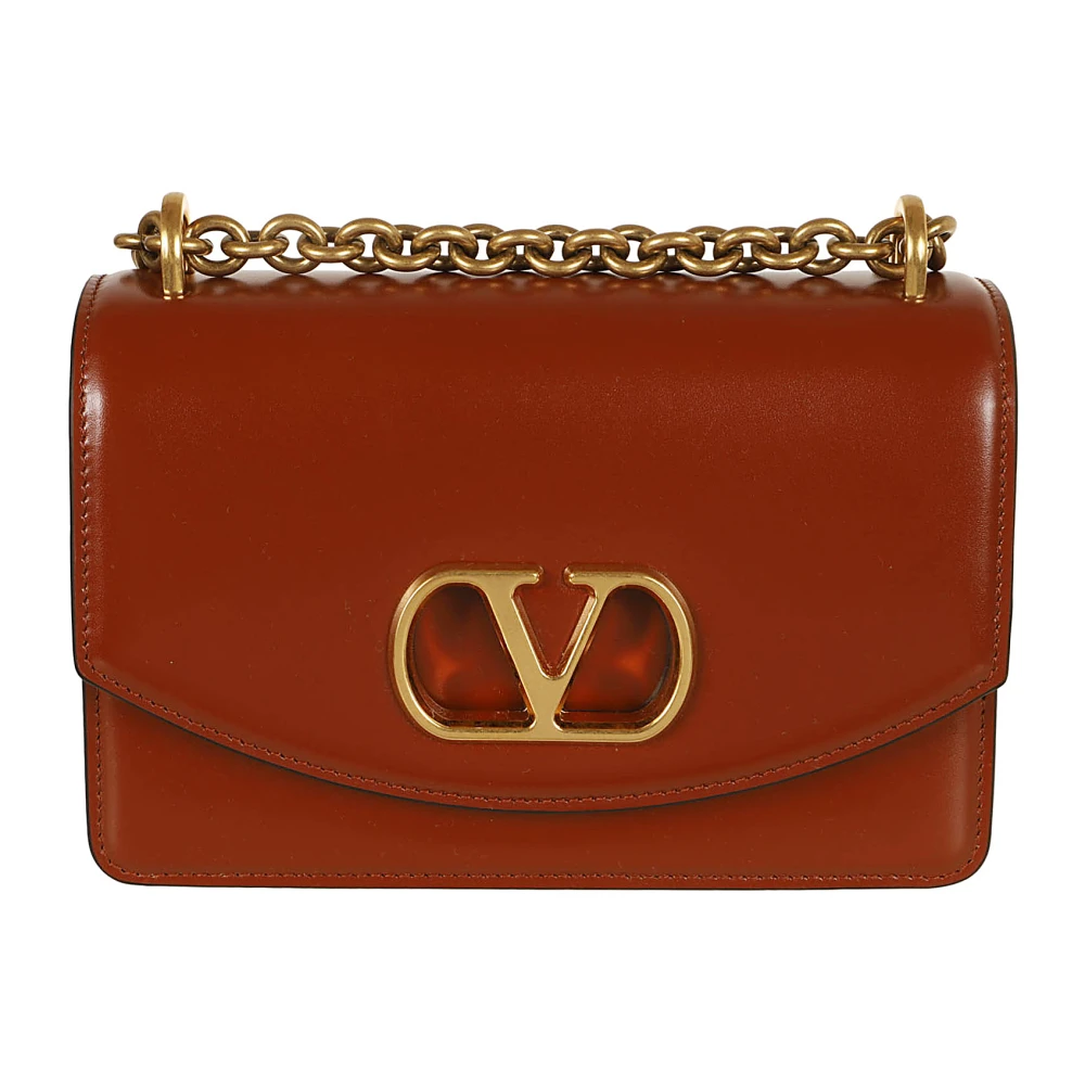 Valentino Garavani Donker Brandy Kleine Schoudertas Brown Dames