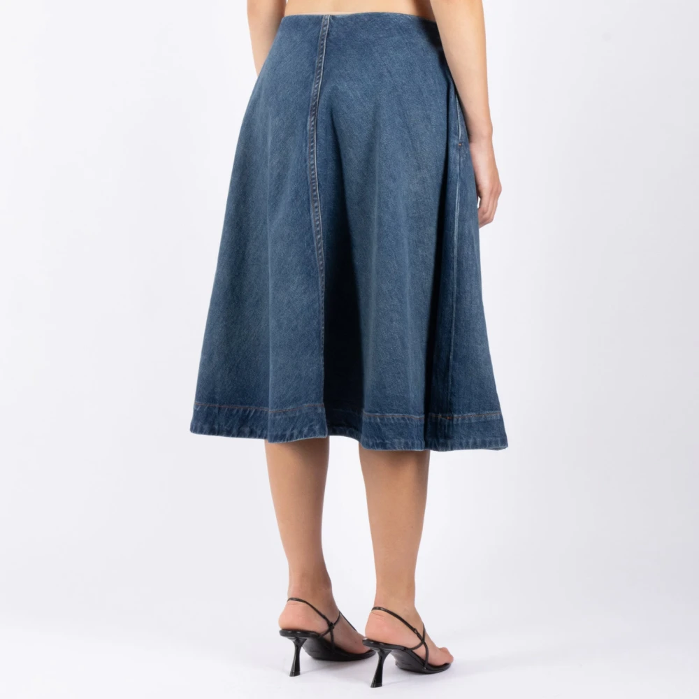 Khaite Denim Jeans met 100% Katoen Samenstelling Blue Dames