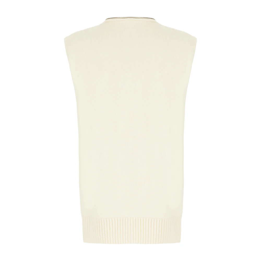 Courrèges Stijlvolle Breigoed Collectie Beige Dames
