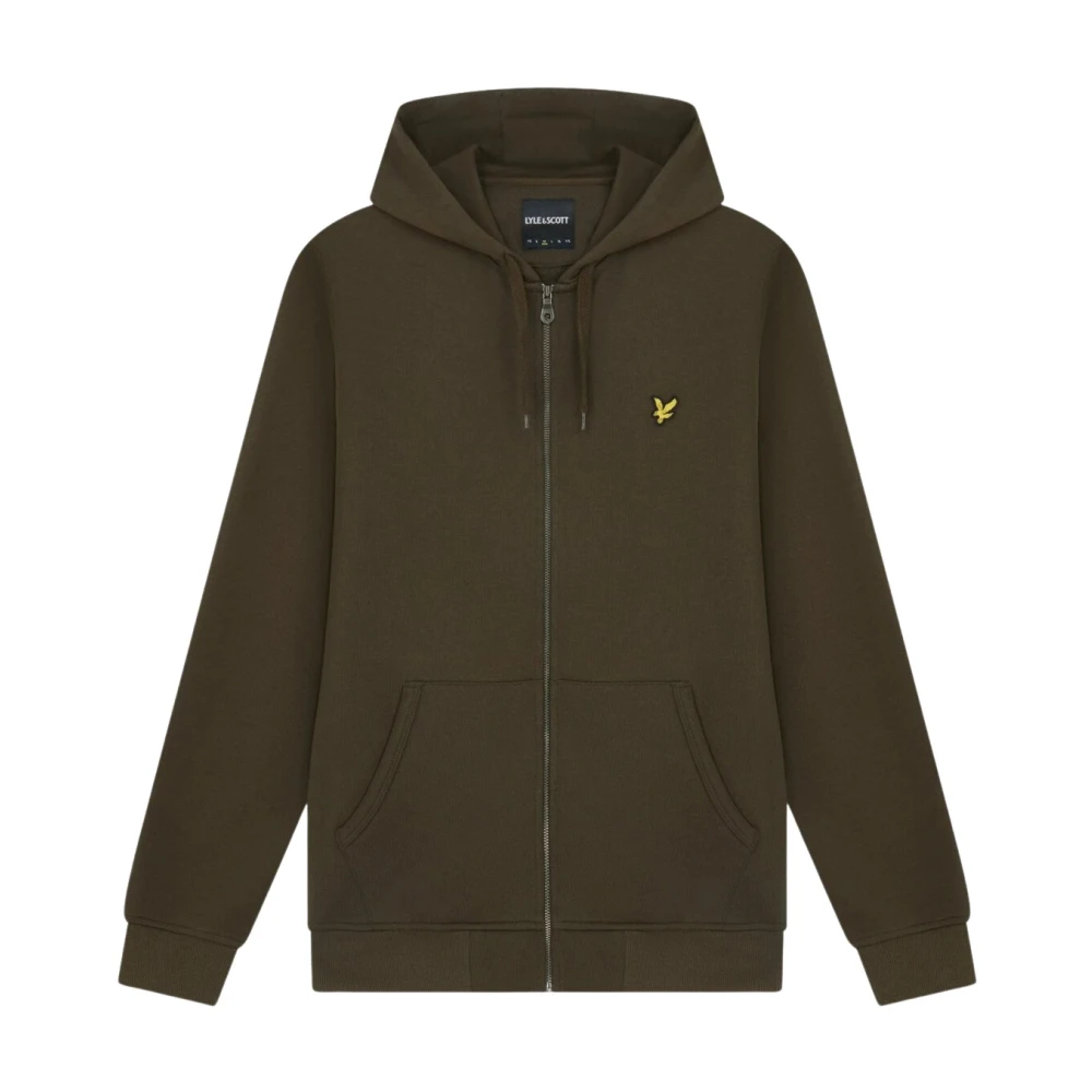 Lyle & Scott Men's Green Sweatshirts - Zip-Throughs - 2XL - Sweatshirts & Hoodies