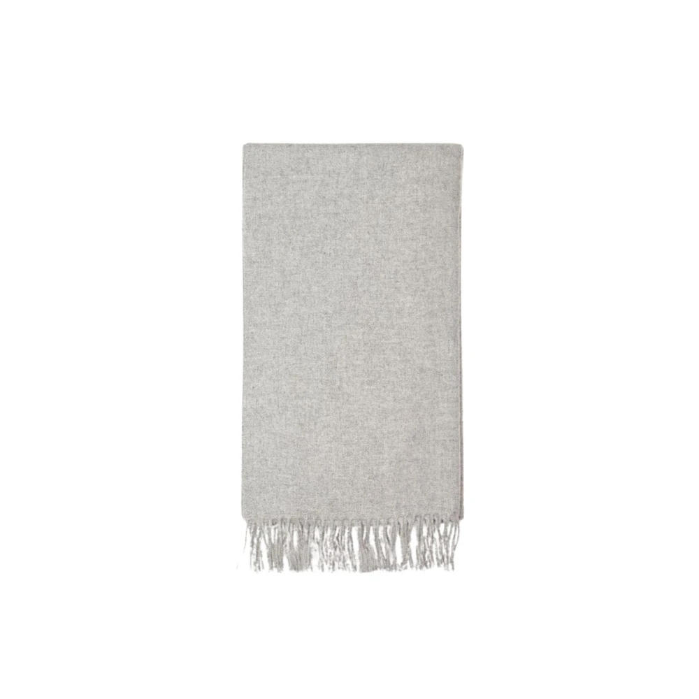 Samsøe Grijze Gebreide Sjaal Gray Heren