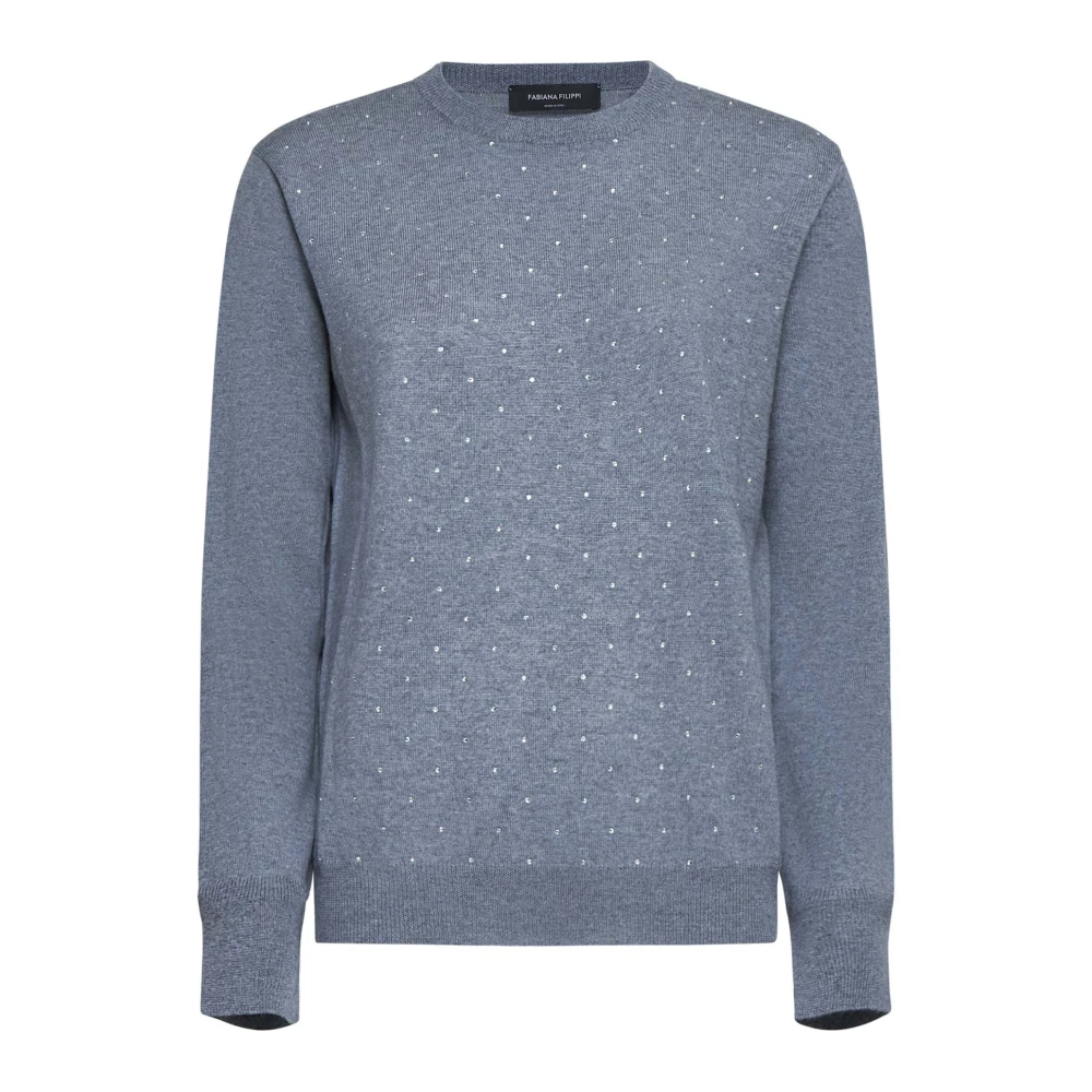 Fabiana Filippi Elegante Sweaters Collectie Gray Dames