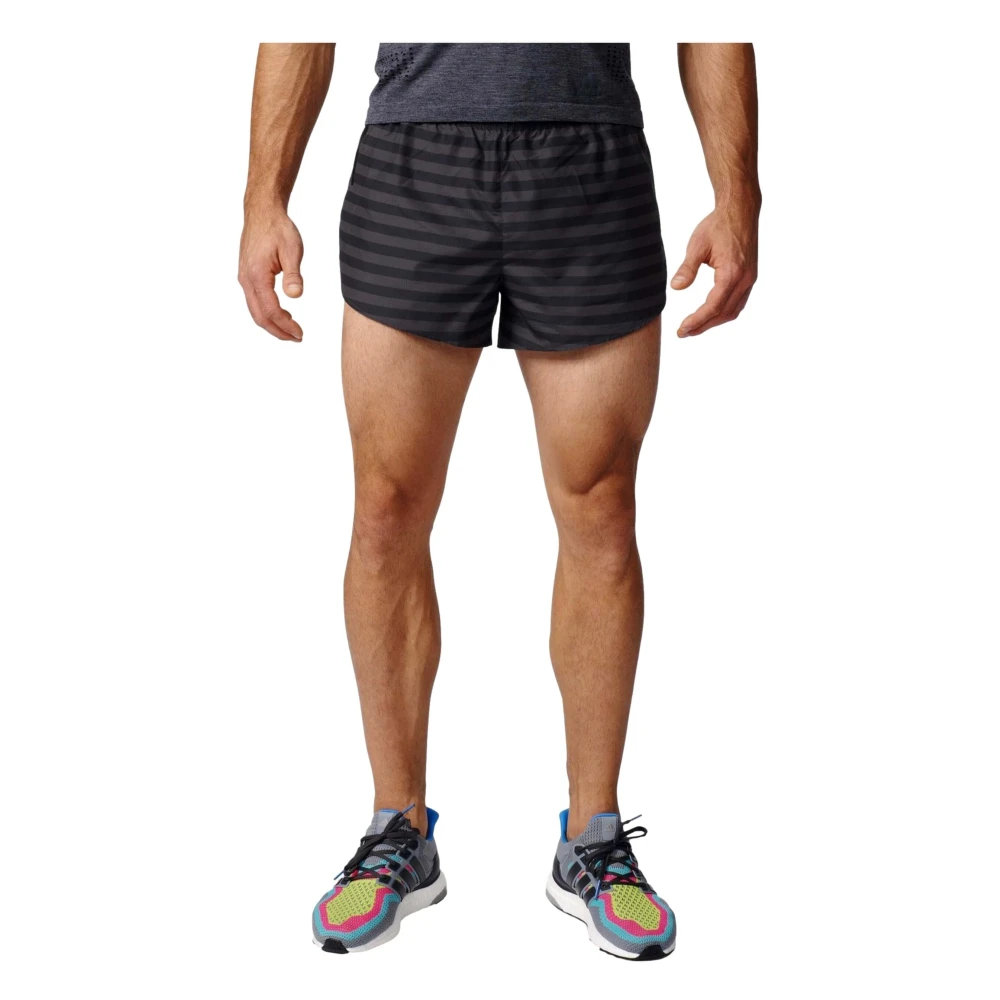 Adidas Adizero Split Shorts Black Heren