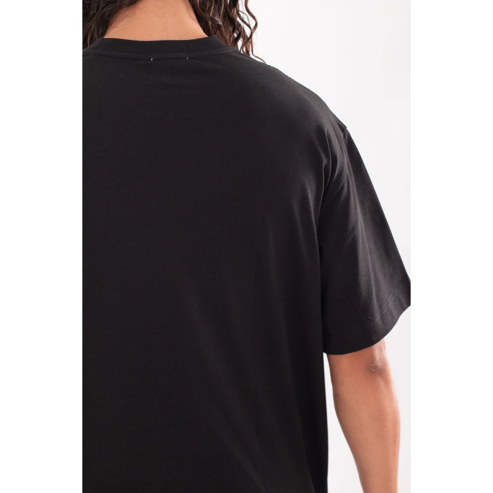 Lacoste Losse Croc Tee in 031 Black Heren