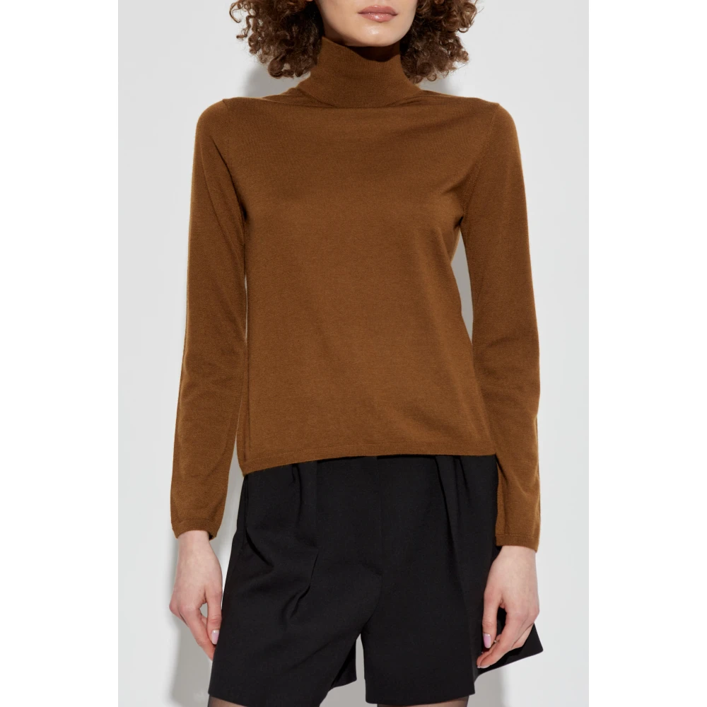 Max Mara Turtleneck Patroni Brown Dames