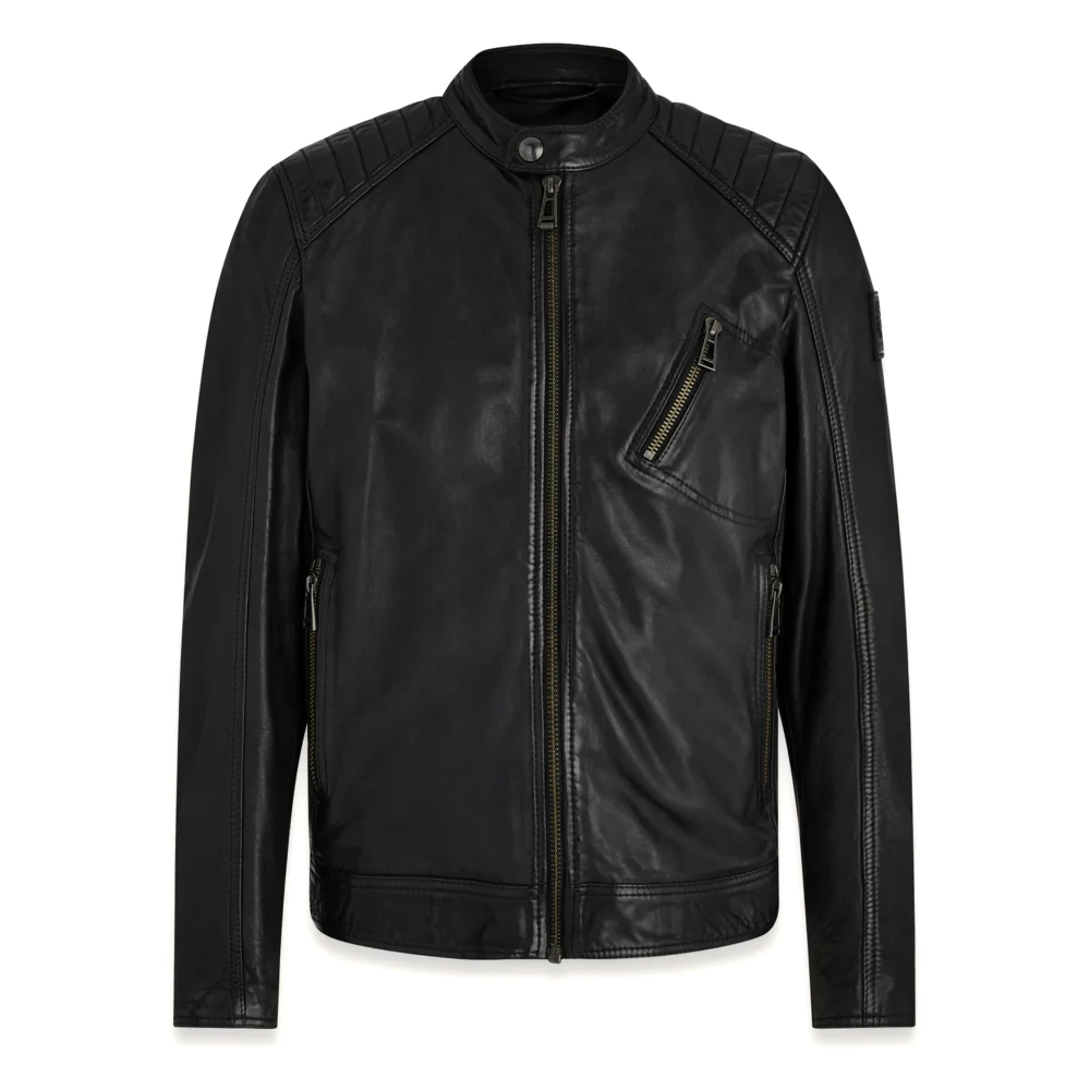 Belstaff V Racer Leren Jas Zwart Black Heren