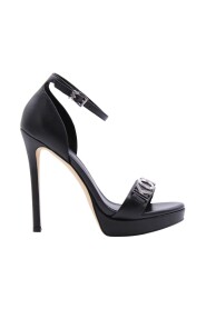 Sandalen met hoge hakken