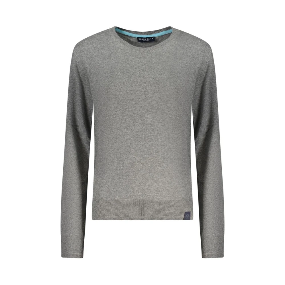 North Sails Gray Full-Zip Cardigan - Female - Round-Neck Knitwear - Xs - Knitwear