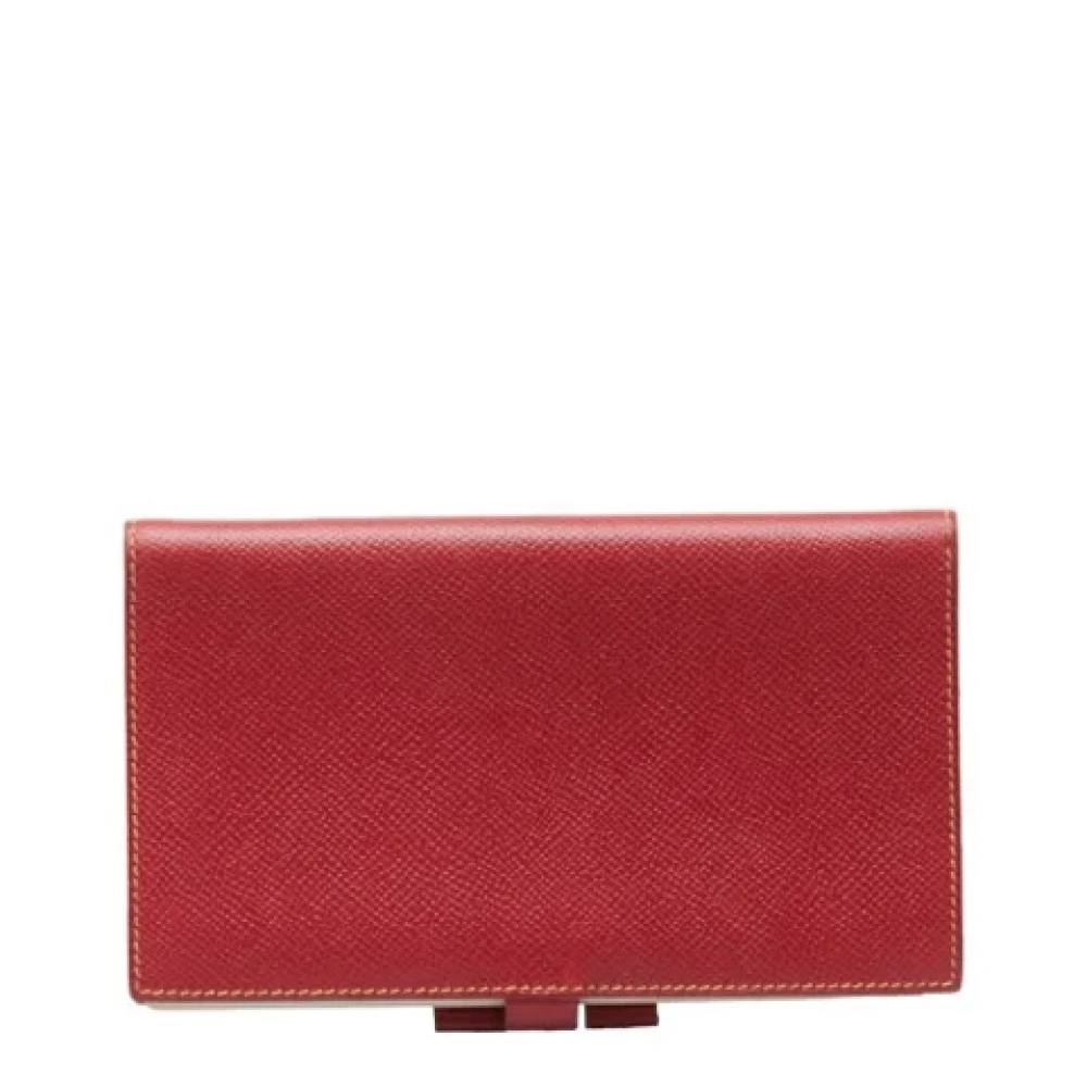 Hermès Vintage Pre-owned Leather home-office Red Dames