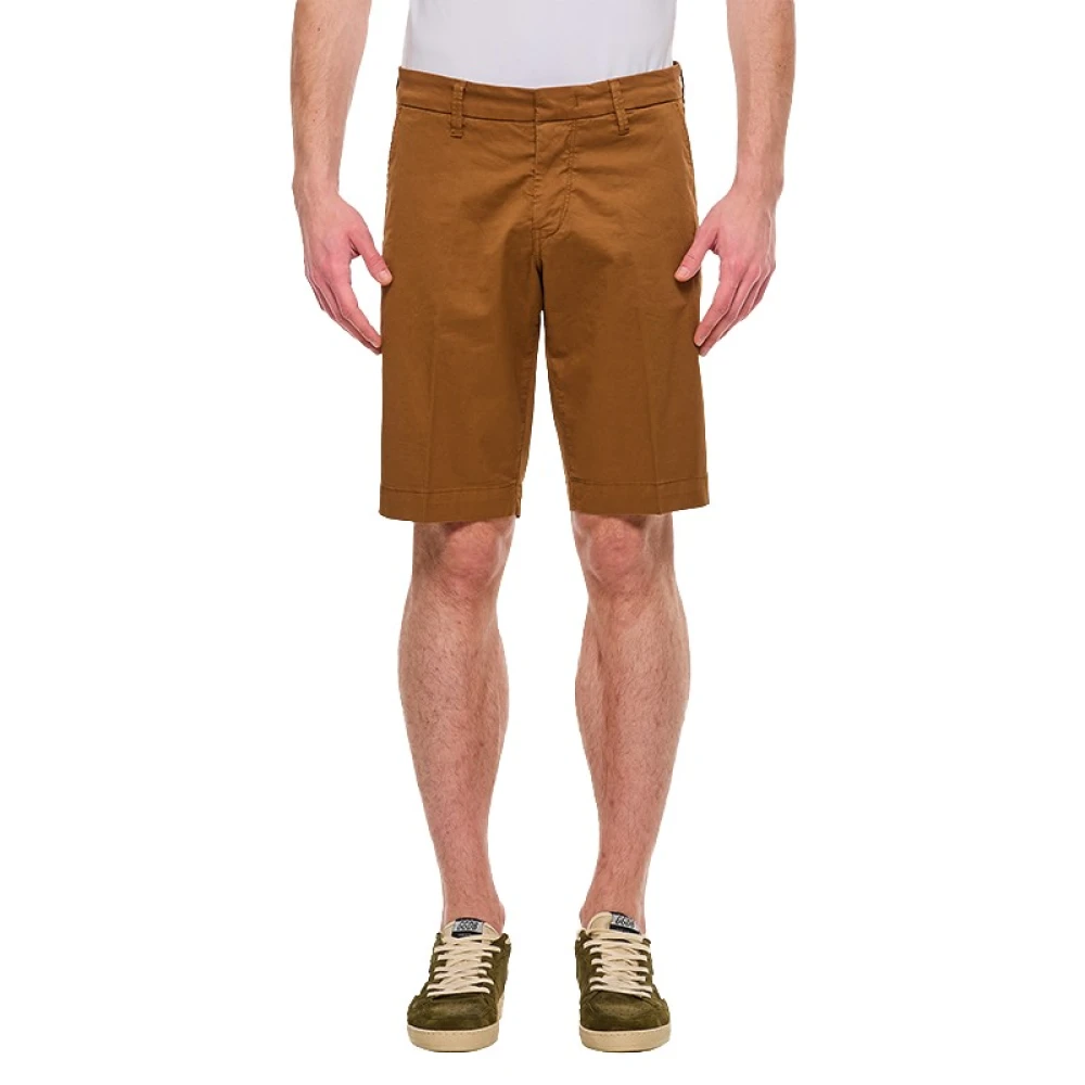 Fay Casual Shorts Brown Heren