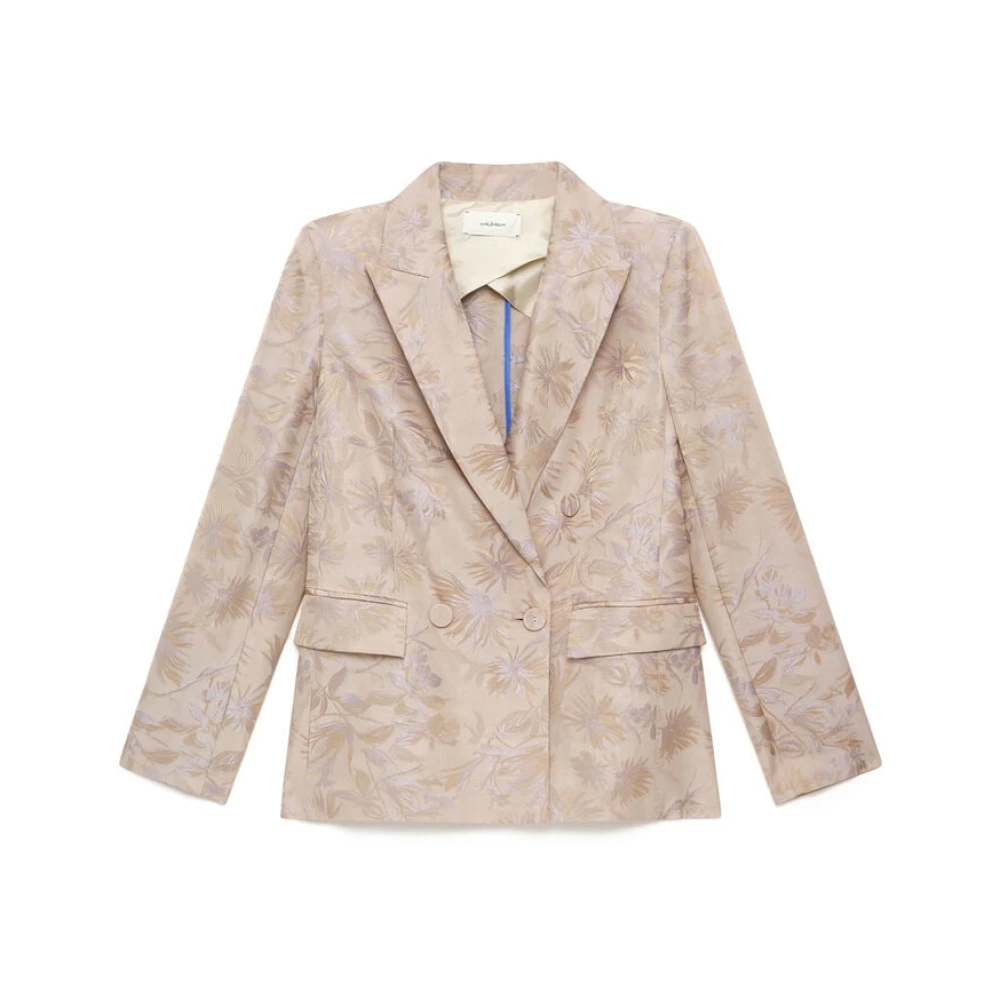 Maliparmi Women's Beige Blazers, L, Breeze D'été Jacket