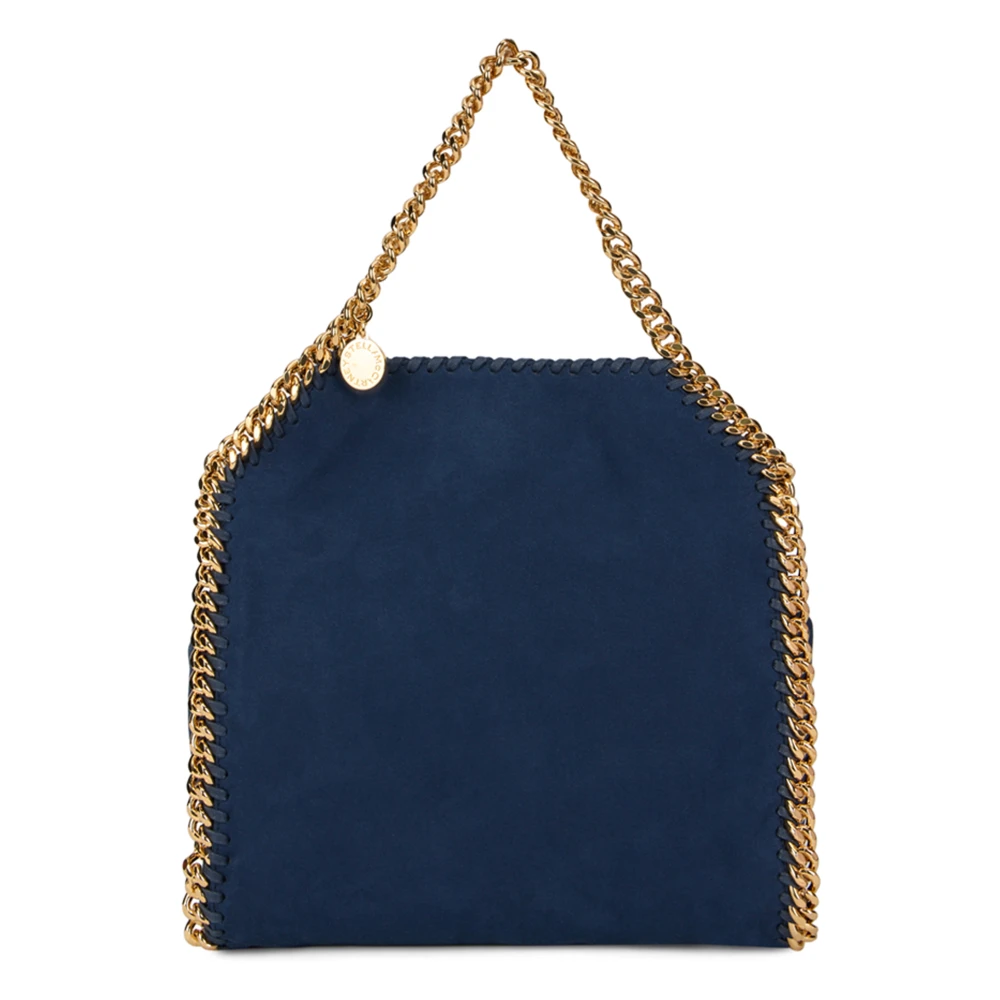 Stella Mc.cartney Donna Blu Borsa Tote Falabella Con Catena Navy - Immagine 6