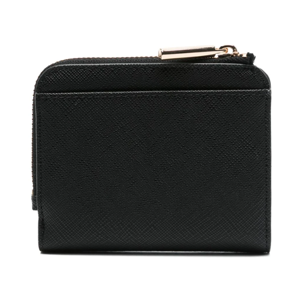 Liu Jo Zwarte Bi-Fold Portemonnee met Kaartsleuven Black Dames