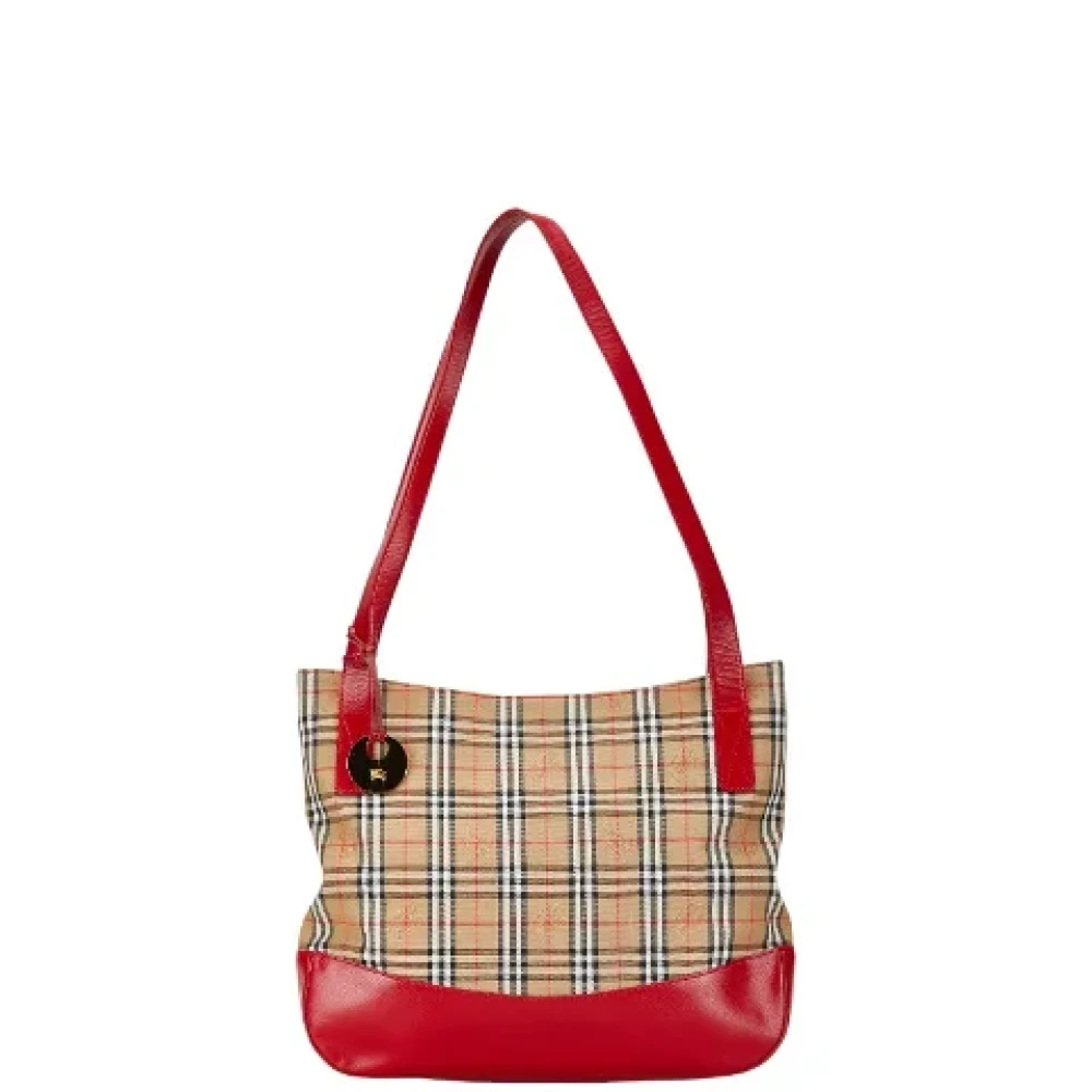 Burberry Vintage Pre-owned Canvas shoulder-bags Multicolor Dames