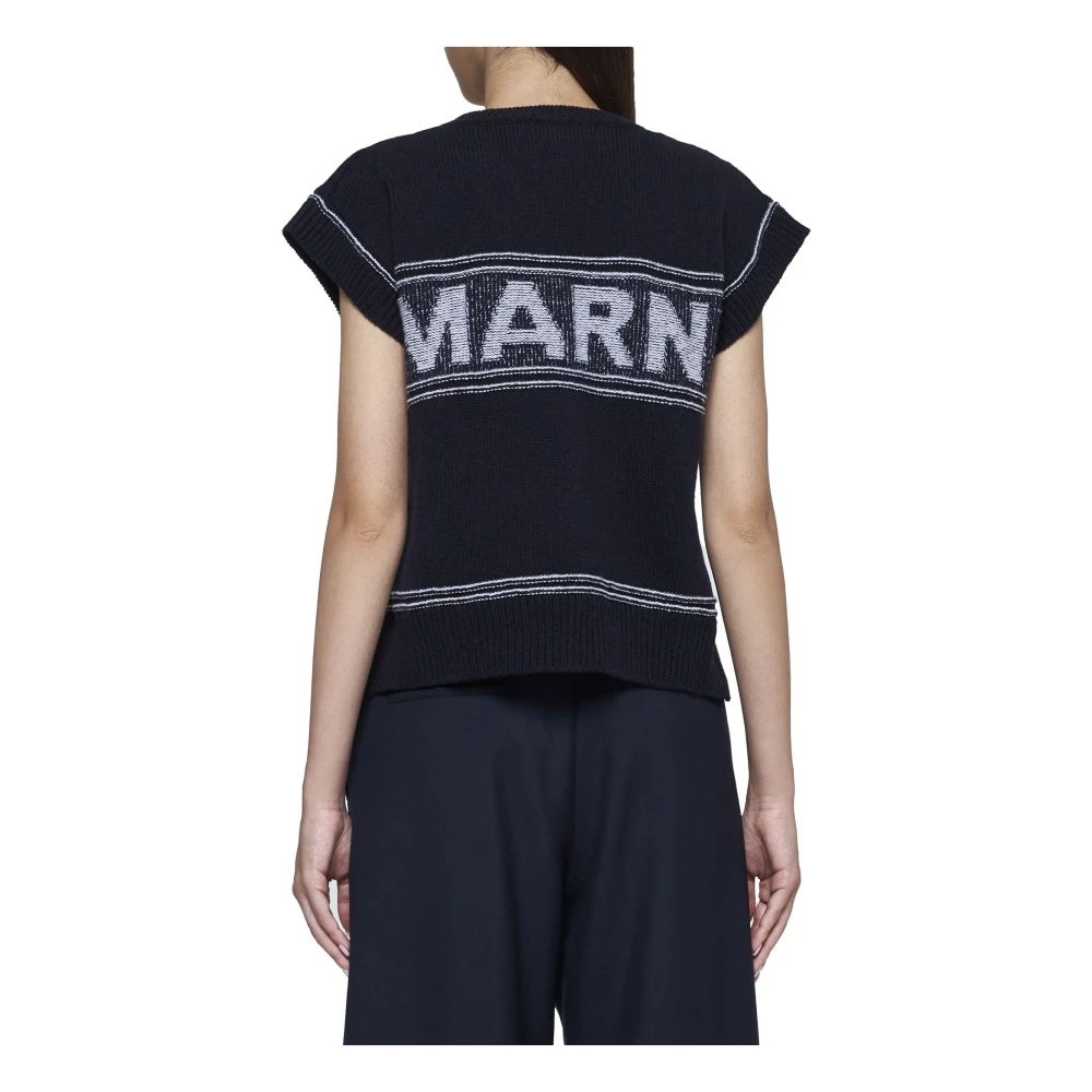 Marni Modieuze Sweaters Blue Dames