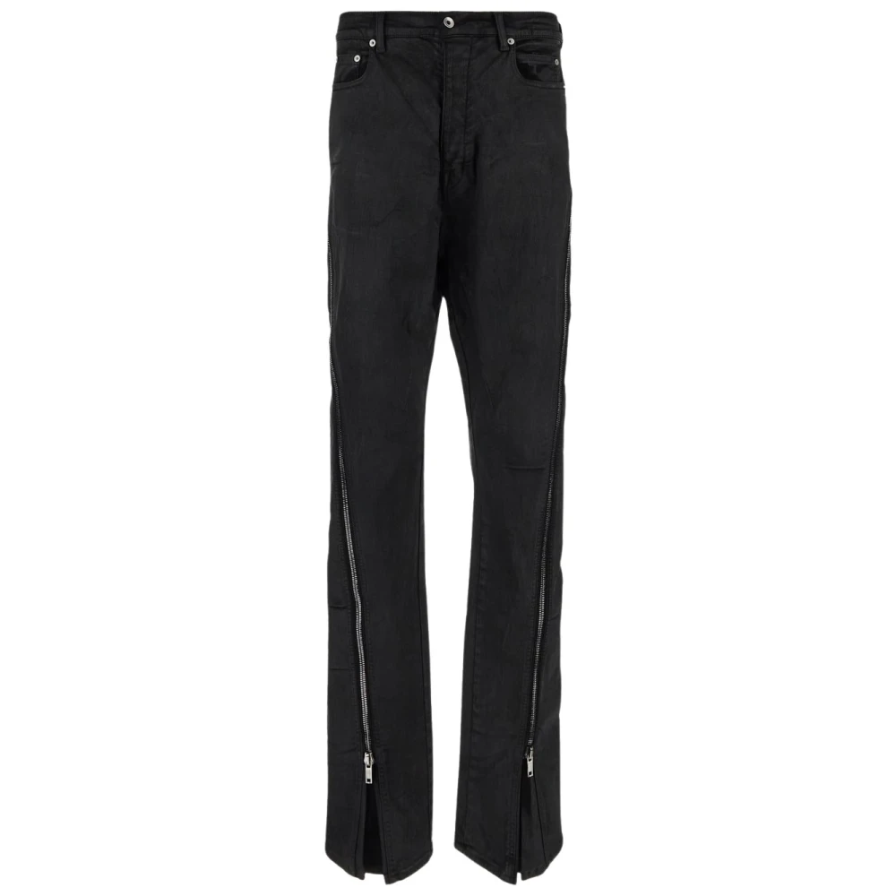 Rick Owens Katoenen broek met Bolan Banana-stijl Black Heren