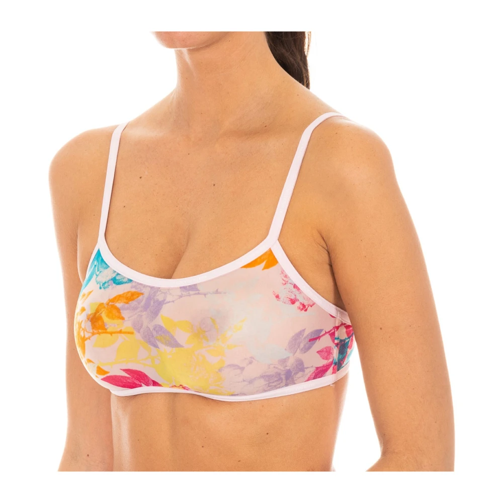 Calvin Klein Women's Multicolor Top - Sports Bras - S - Sport