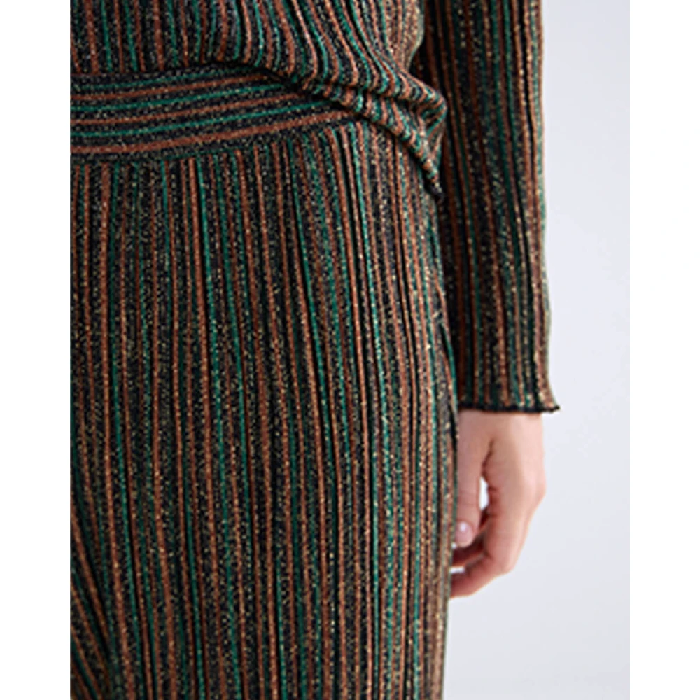 Summum Woman Jersey Gestreepte Geplooide Broek Multicolor Dames