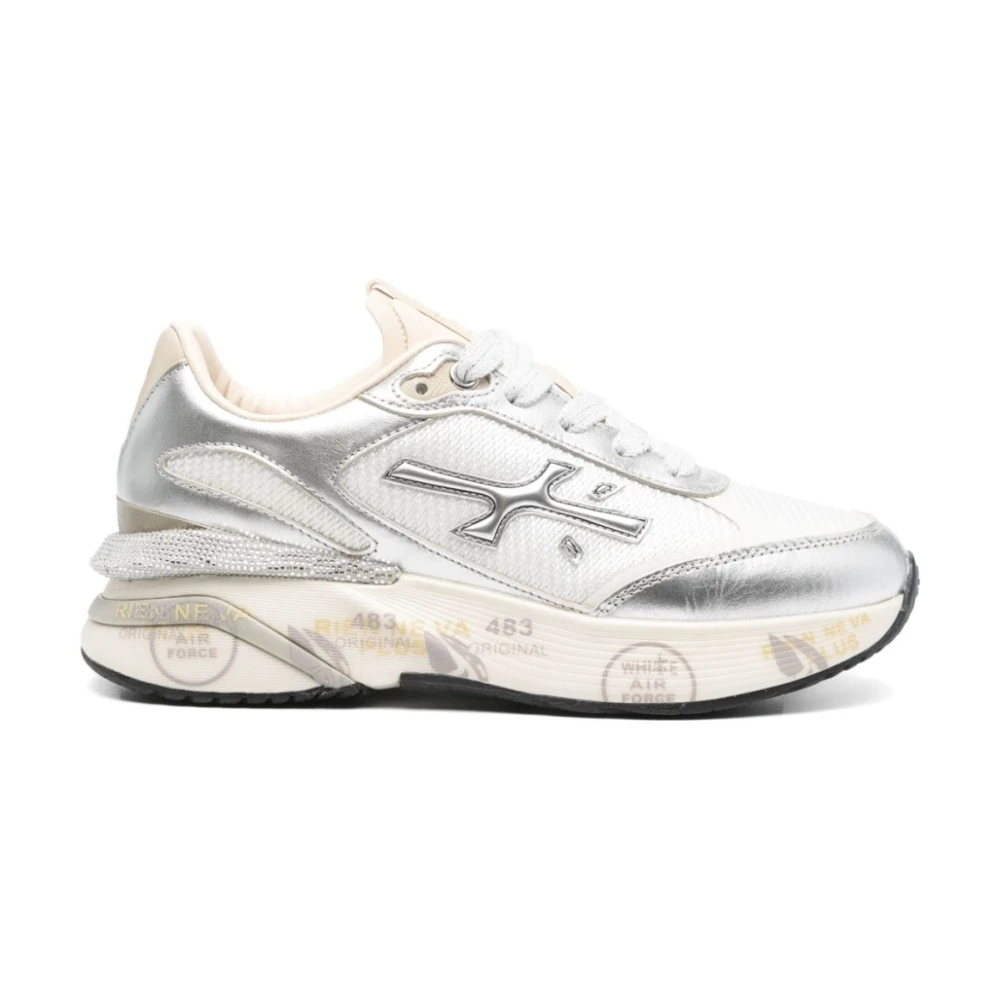 Premiata Silver Sneakers Damskor Aw24 Gray, Dam