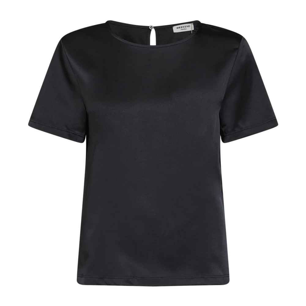 Weekend Max Mara Black Blouses, Female, Xl, Max Mara Weekend Jumpers
