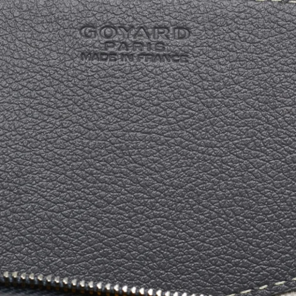 Goyard Vintage Pre-owned Leather shoulder-bags Gray Dames