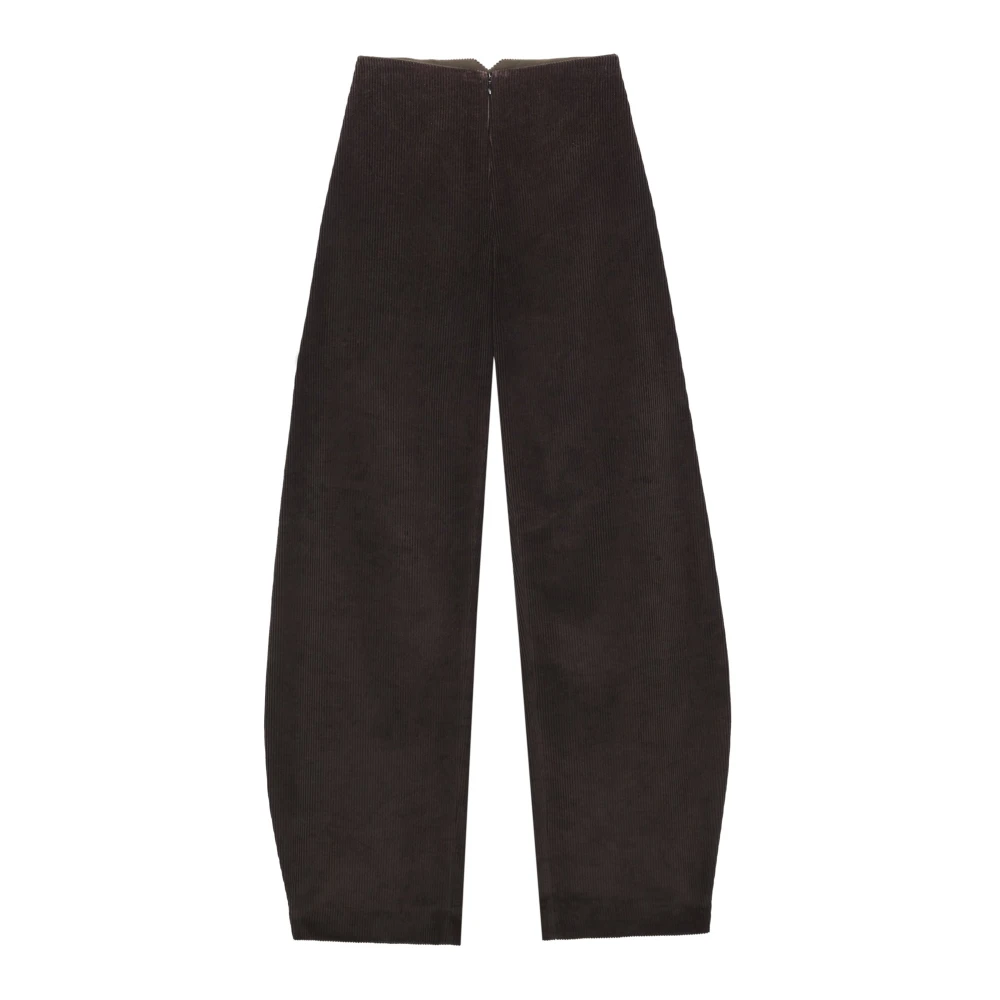 Cortana Women's Brown Eracle Trousers - Tapered Trousers - 2XS - Trousers
