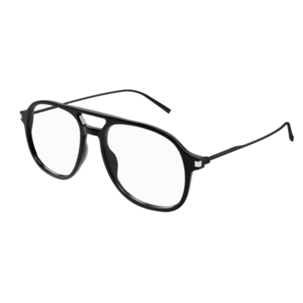 Saint Laurent Unisex Black Sl 626 Eyeglasses - Glasses - 55 Mm - Accessories