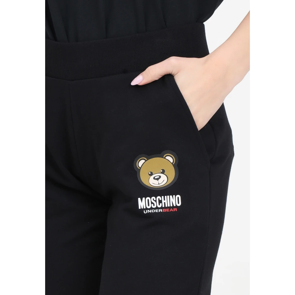 Moschino Zwarte Broek Black Heren