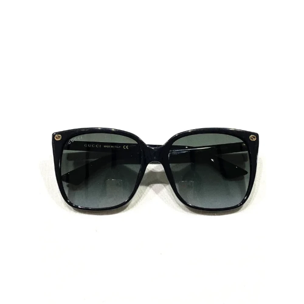 Gucci Vintage Pre-owned Plastic sunglasses Black Dames